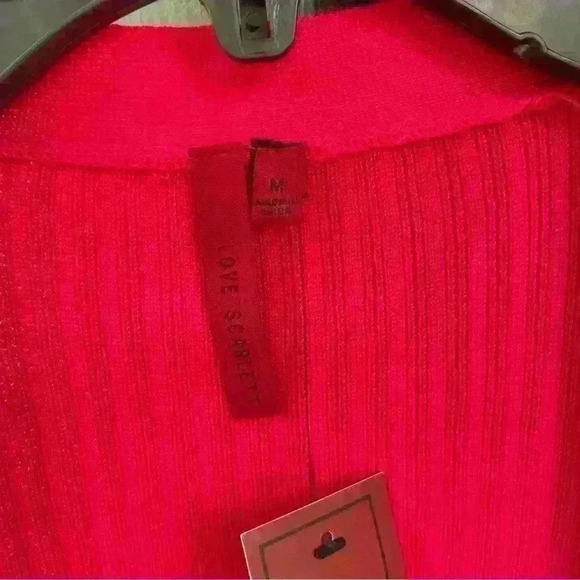 Love Scarlet Open Cardigan Sweater Size M Primrose Lightweight Fall Casual NWT - Picture 4 of 5